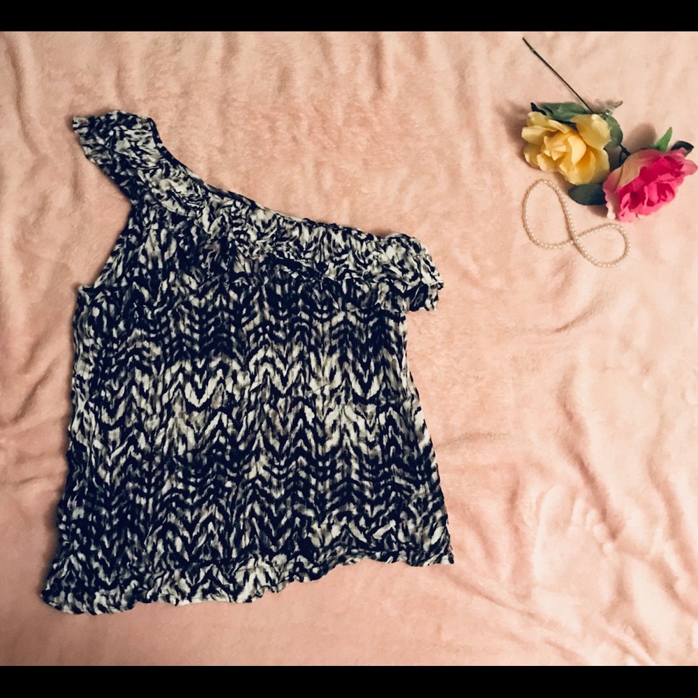 a.n.a. One Shoulder Strapped Blouse